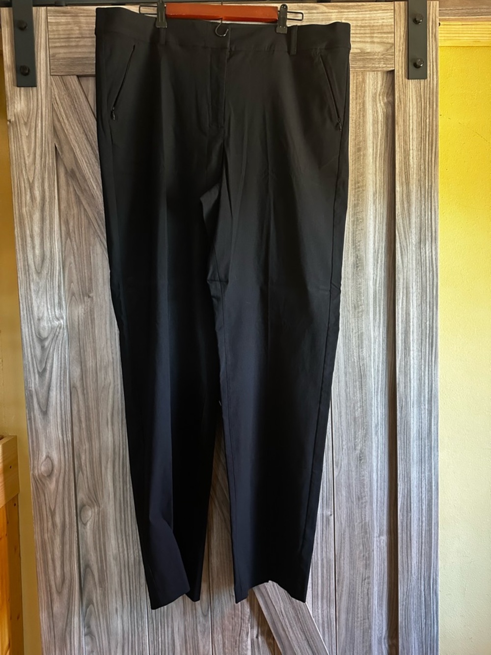 NWT! Lane Bryant 4 Season Mid Rise Straight Leg Black Pants Long Tall B2G1 Free!